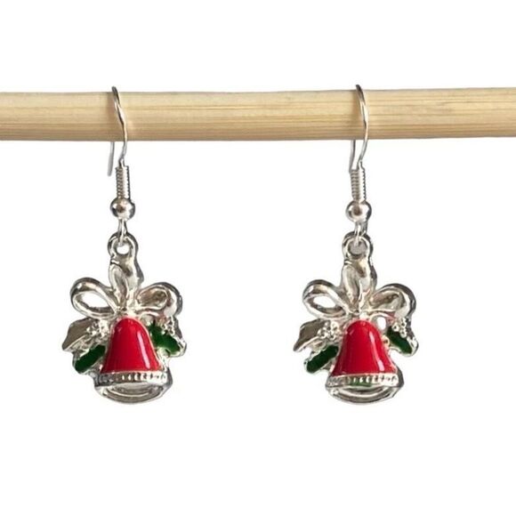 Silver Jewelry - ATO Christmas Bells 925 Silver Dangles